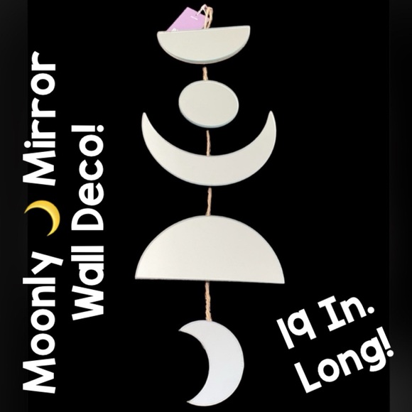 Other - New! Mirror Moon Wall Decoration 🌙